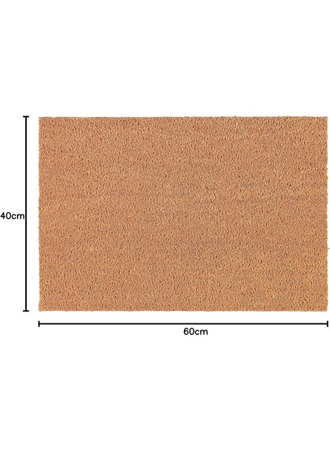 سجادة باب، 40 × 60 سم، لون طبيعي - Image 3